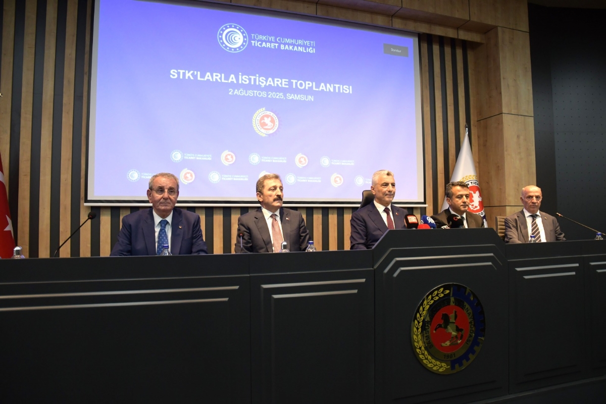 TİCARET BAKANI PROF. DR. ÖMER BOLAT, SAMSUN TSO İLE BORSAMIZ EV SAHİPLİĞİNDEKİ STK İSTİŞARE TOPLANTISINA KATILDI…