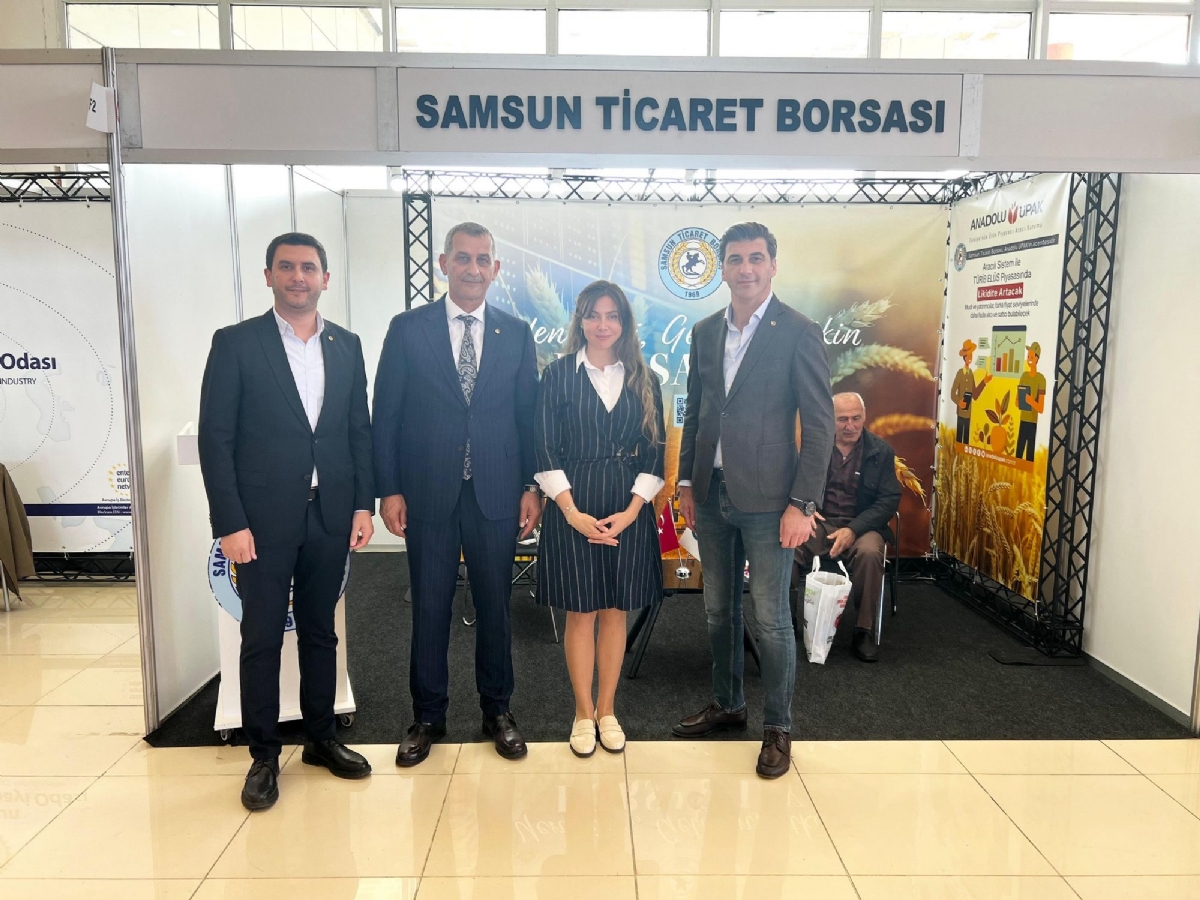 SAMSUN TİCARET BORSASI, KARADENİZ 10. TARIM FUARI'NDA YERİNİ ALDI…