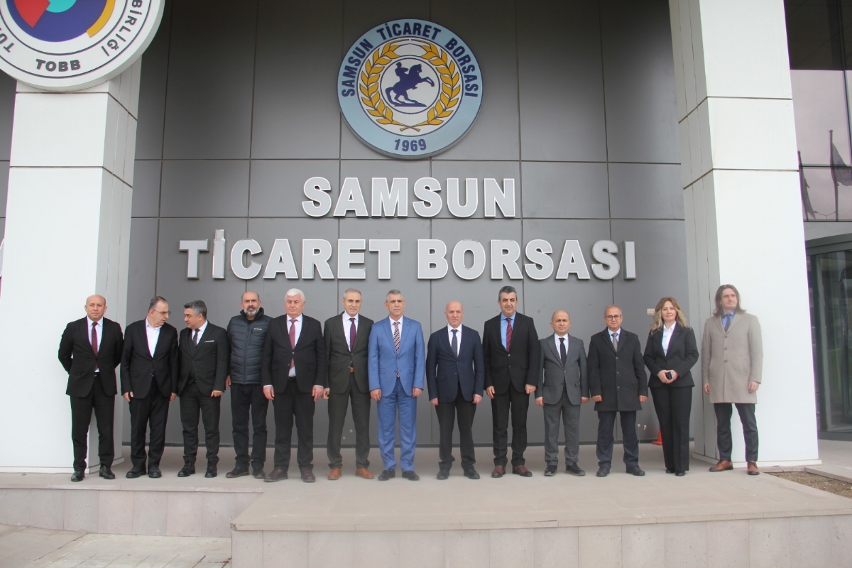 SAYIN TEMİZ VE BERABERİNDEKİ HEYET BORSAMIZI ZİYARET ETTİ…