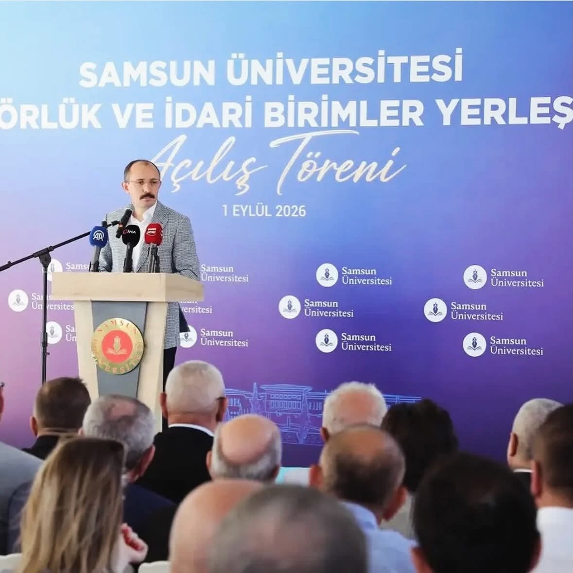 BAŞKAN ÇAKIR, SAMSUN ÜNİVERSİTESİ REKTÖRLÜK VE İDARİ BİRİMLER YERLEŞKESİ AÇILIŞ TÖRENİ’NE KATILDI…