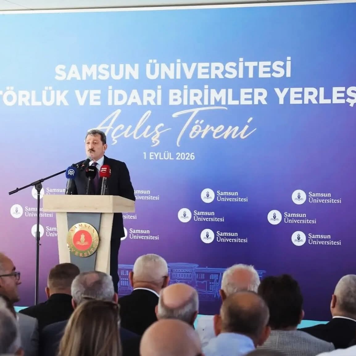 BAŞKAN ÇAKIR, SAMSUN ÜNİVERSİTESİ REKTÖRLÜK VE İDARİ BİRİMLER YERLEŞKESİ AÇILIŞ TÖRENİ’NE KATILDI…