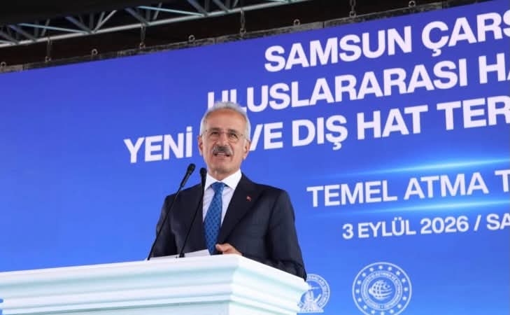 BAŞKAN ÇAKIR, SAMSUN ÇARŞAMBA HAVALİMANI YENİ TERMİNAL TEMEL ATMA TÖRENİNE KATILDI…